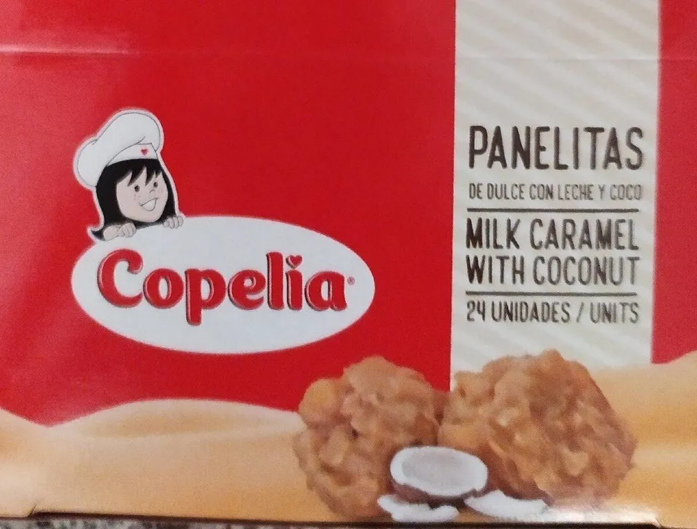 Panelitas de dulce con leche y coco