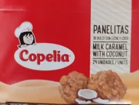 Panelitas de dulce con leche y coco