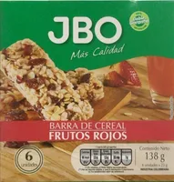 Barra de cereal frutos rojos
