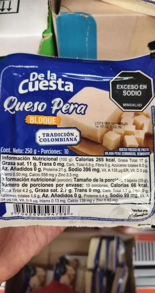 Queso Pera