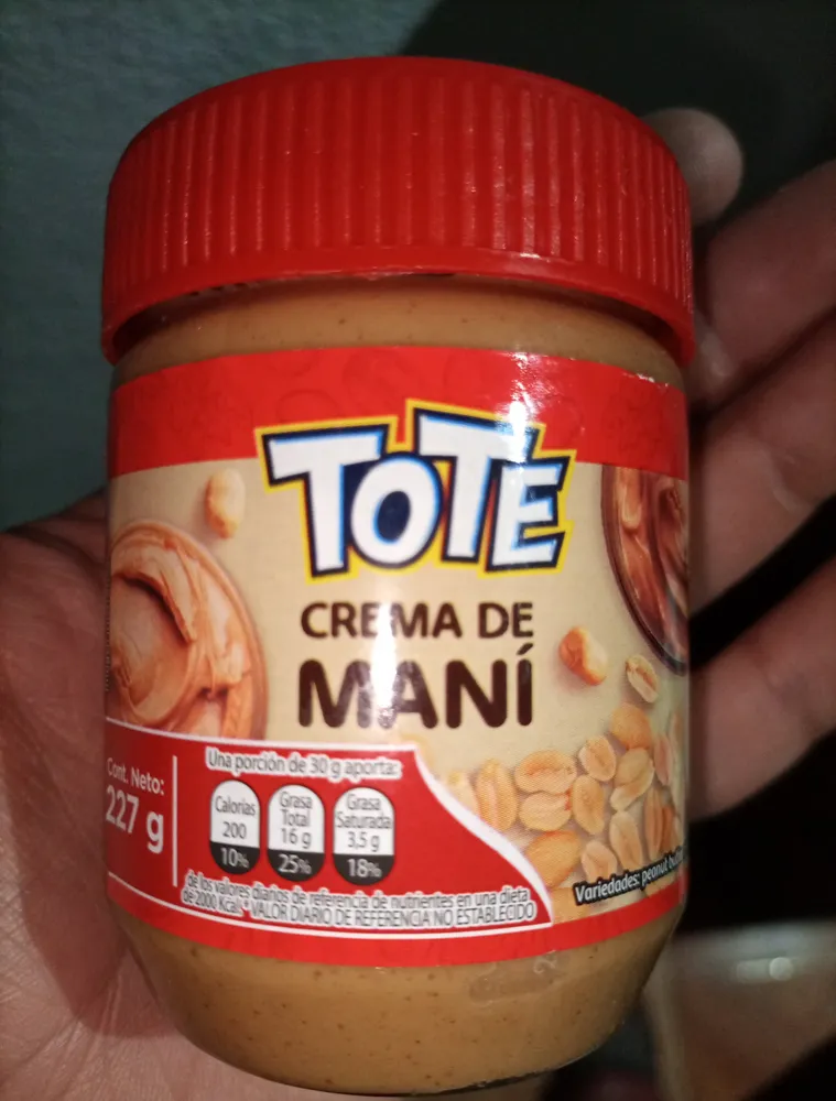 crema de maní Tote