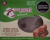 Rollitos réelle os de dulce de leche