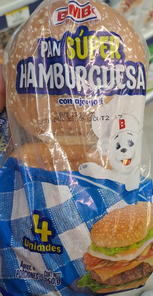 Pan Hamburguesa