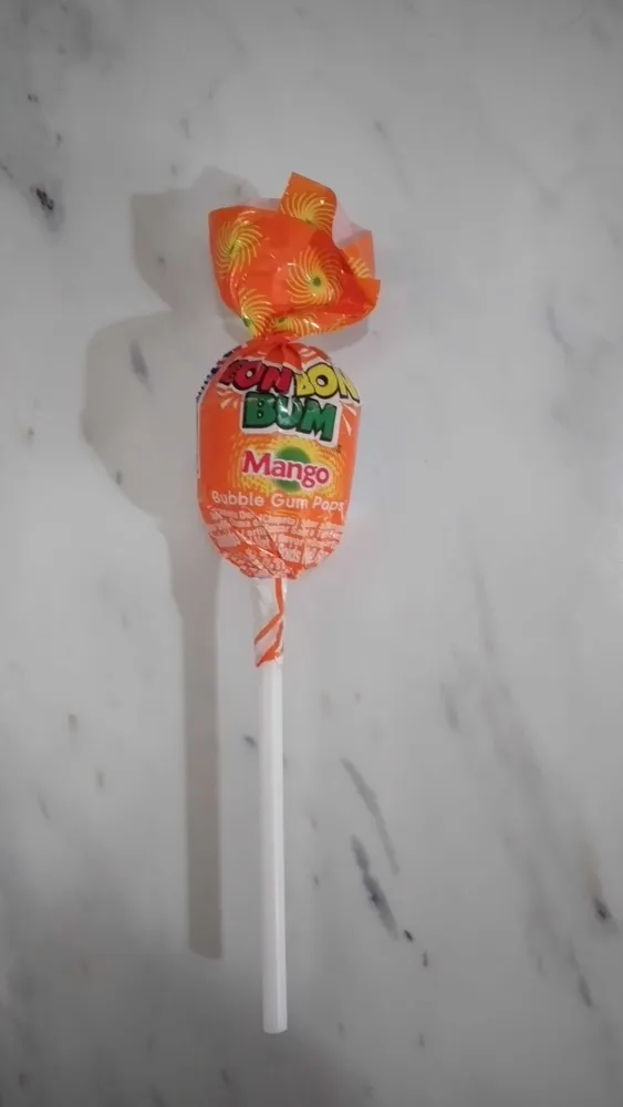Bon Bon Bum Mango Bubble Gum Pops