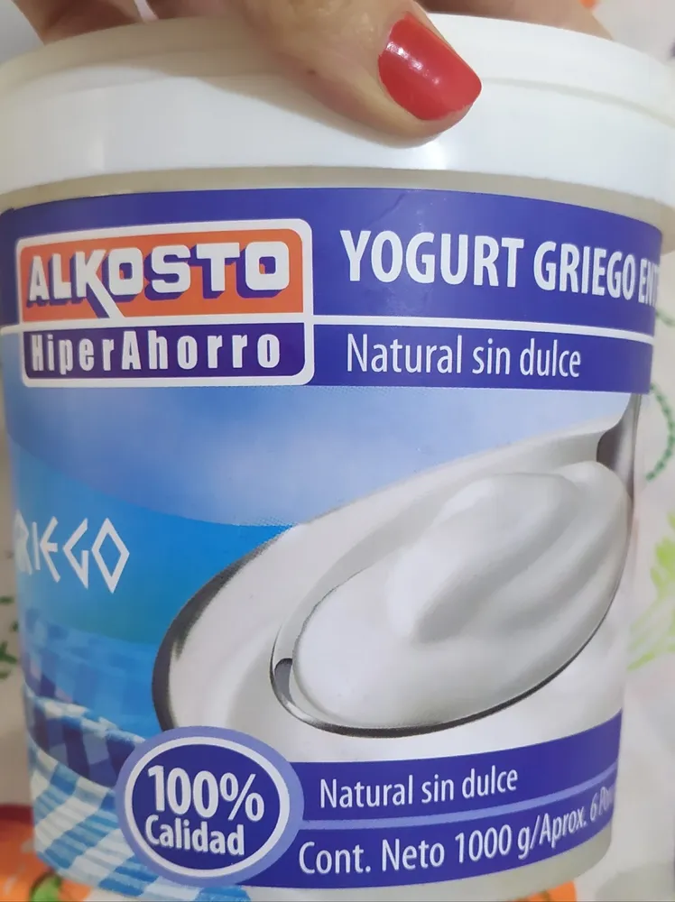 Yogurt griego entero Alkosto