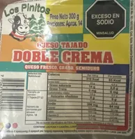 Queso Tajado Doble Crema