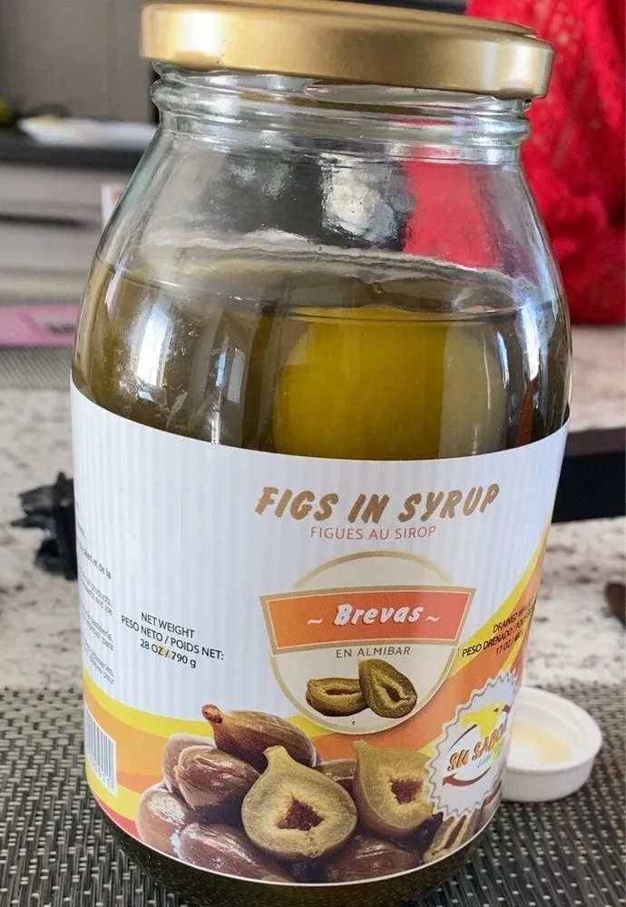 Brevas en almibar