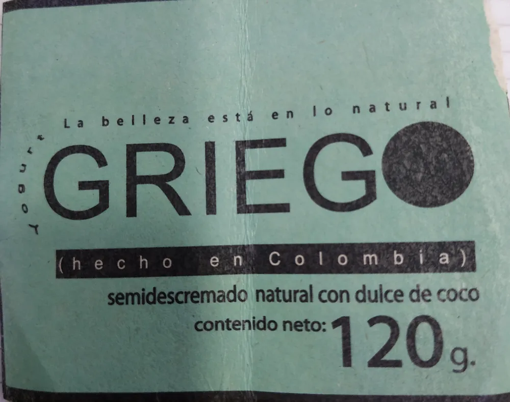 Yogurt Griego Coco