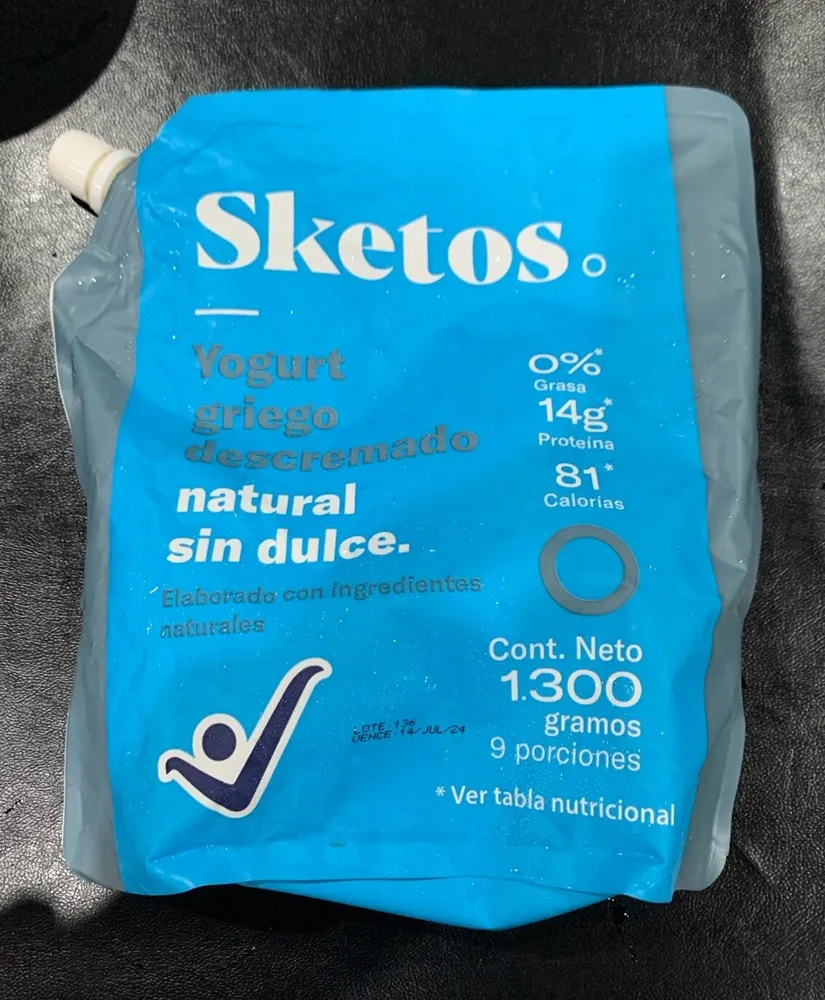 Yogurt Griego Descremado Natural Sin Dulce