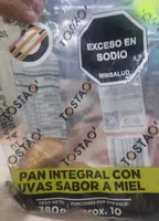 Pan integral con uvas y miel