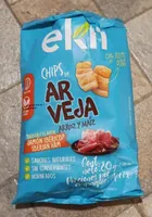Chips de arvejas arroz y maíz sabor jamón ibérico