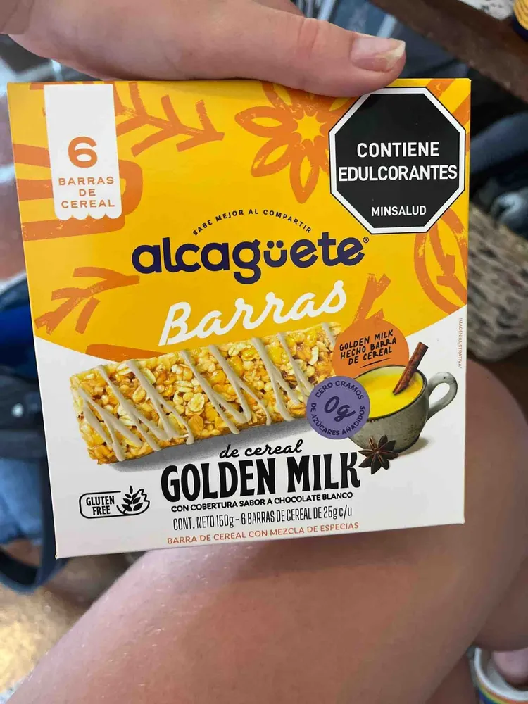 Alcagüete Barras Golden Milk