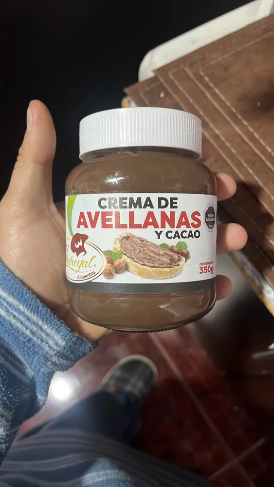 CREMA DE AVELLANAS Y CACAO