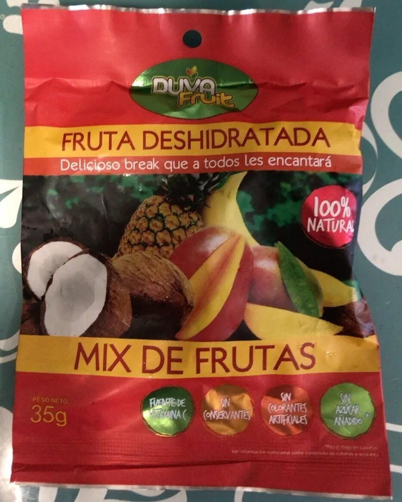 fruta desidratada