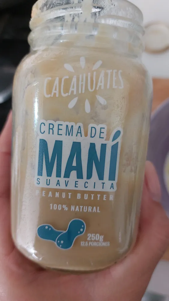 Crema De maní suavecita