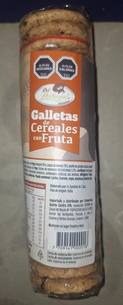 Galletas de Cereales con Fruta