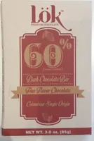 Dark Chocolate Bar 60%