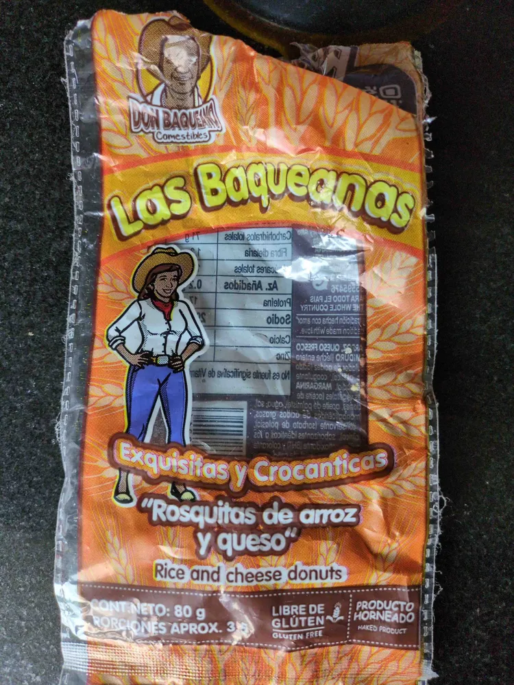 Rosquitas de arroz y queso
