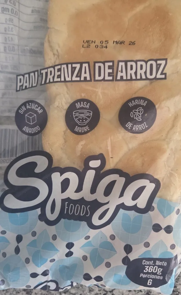 Pan Trenza De Arroz