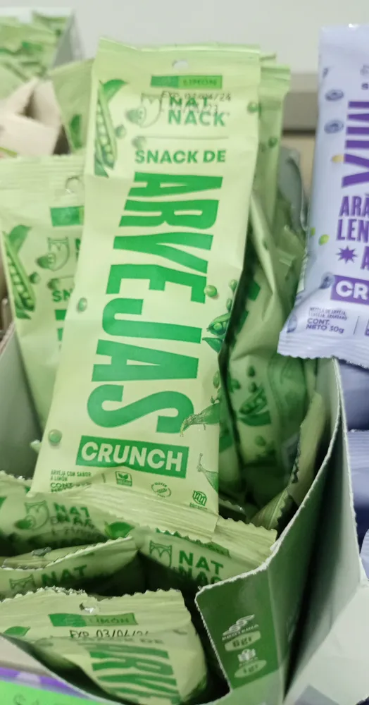 Snack de arverjas