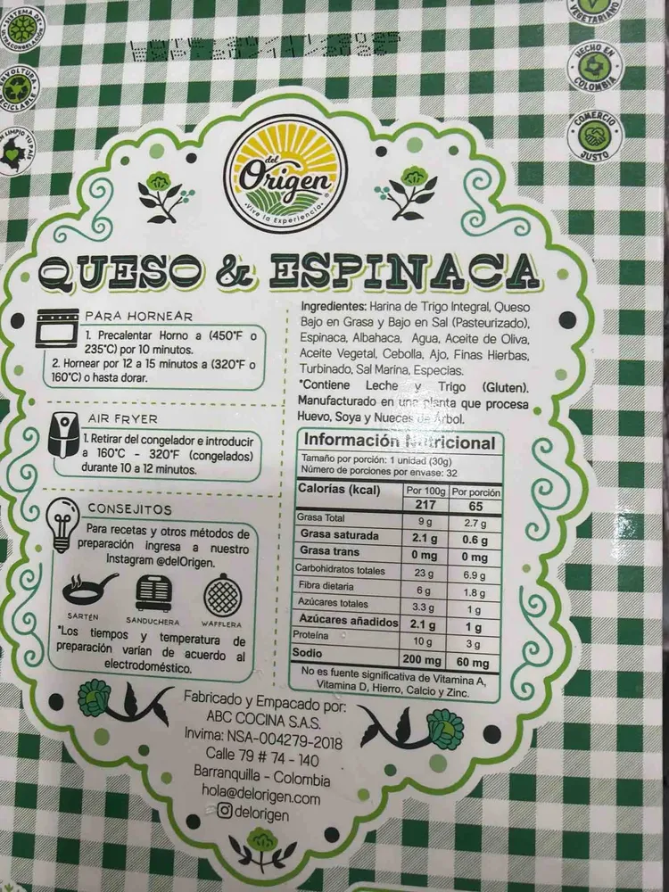 Queso & Espinaca