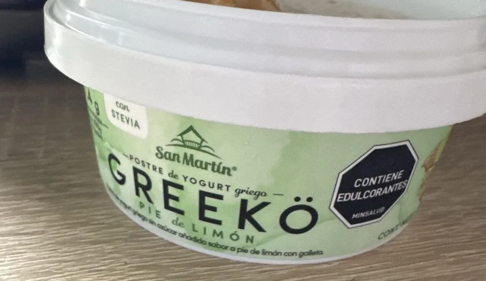 Greekö Postre Yogurt Griego Pie De Limón