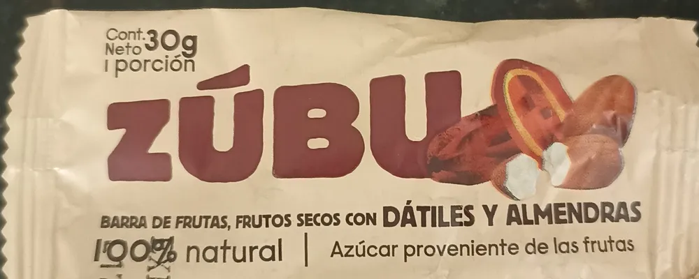 Barra De Frutas, Frutos Secos Con Dátiles Y Almendras