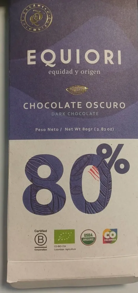 Chocolat noir bio