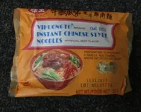 Instant Chinese Style Noodles (Artificial Beef Flavor)