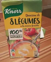 Douceur 8 légumes  crème frziche