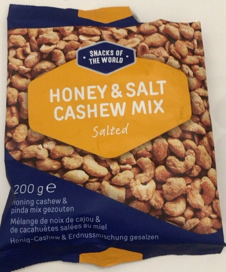 Honey & salt cashew mix