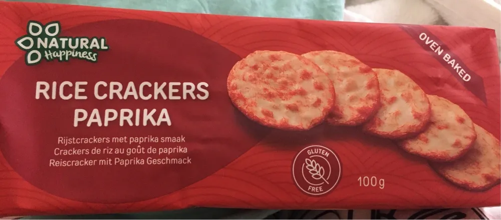 Rice crackers paprika