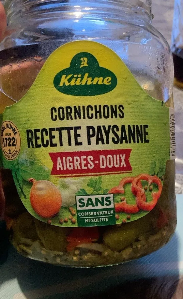 Cornichons recette paysanne