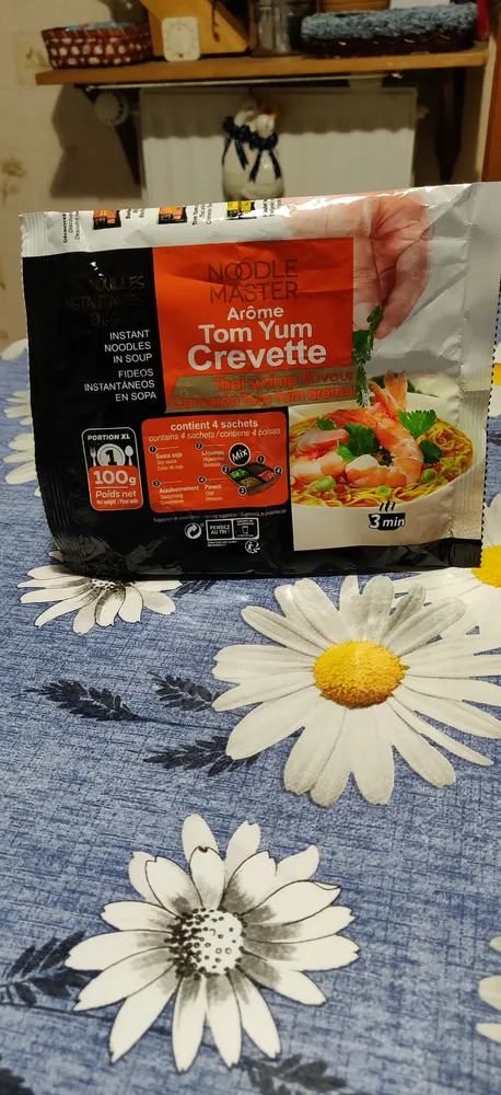 Nouilles instantanées en soupe