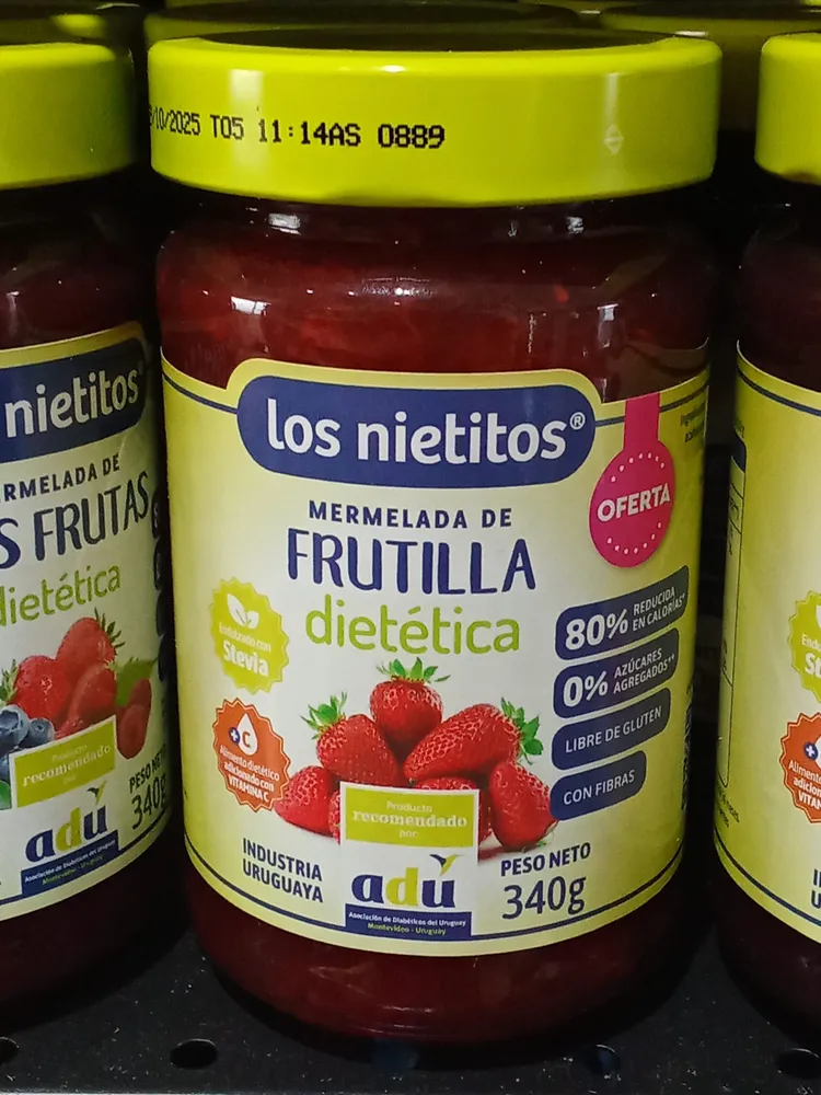 Los nietitos mermelada de frutilla dietética