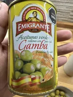 Aceitunas Verdes, Rellenas Con Gambas