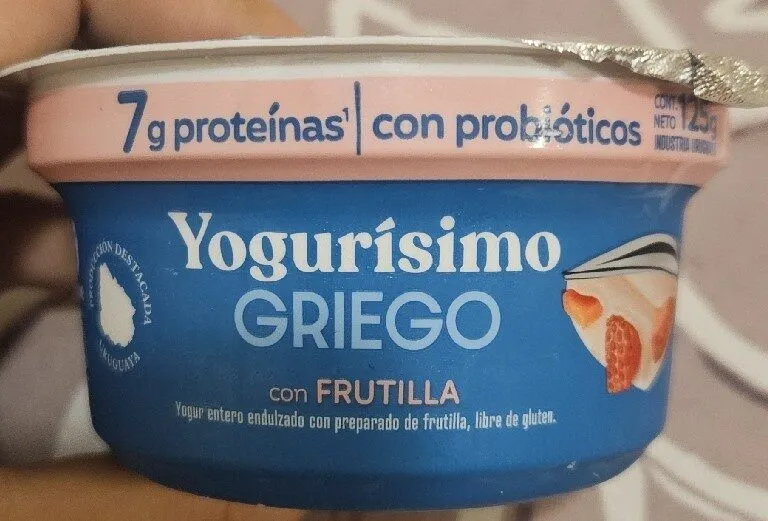 Yogur Griego Con Frutilla