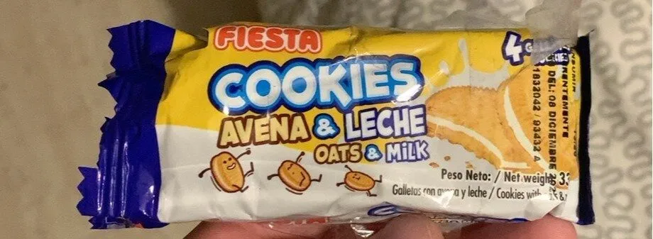 Cookies avena y leche