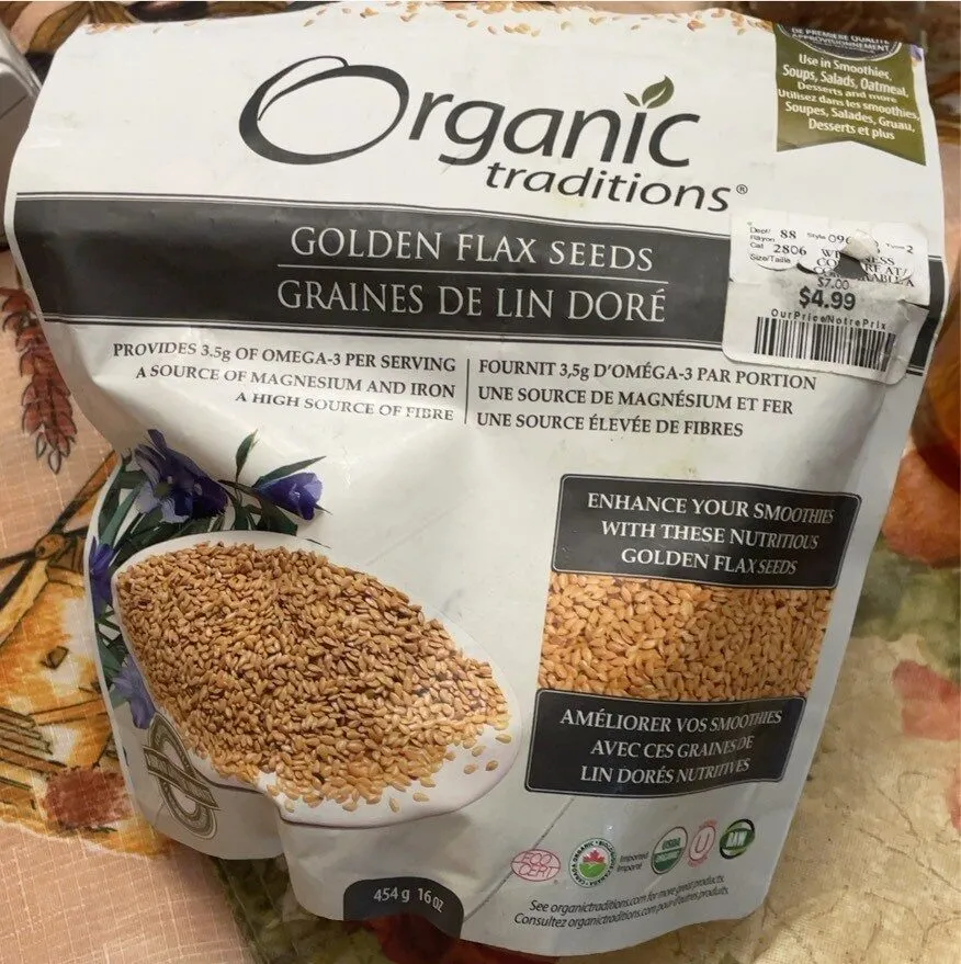 Golden flax seeds
