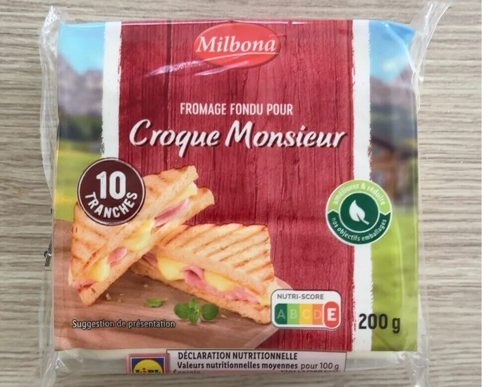Fromage fondu pour croque monsieur