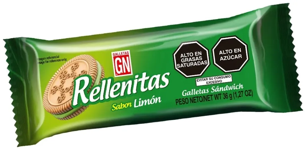 Galletas Sándwich Sabor Limón