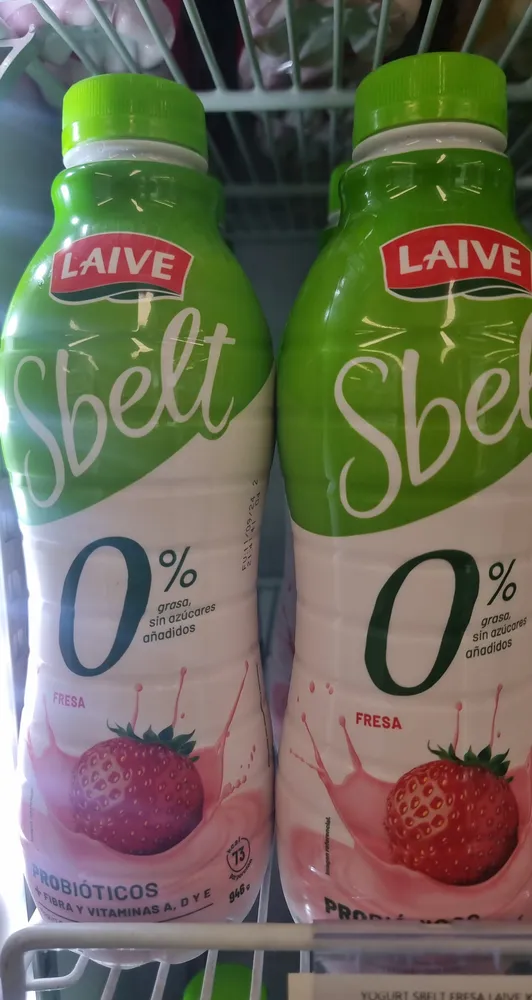 Yogurt Sbelt Fresa Laive x 946Gr