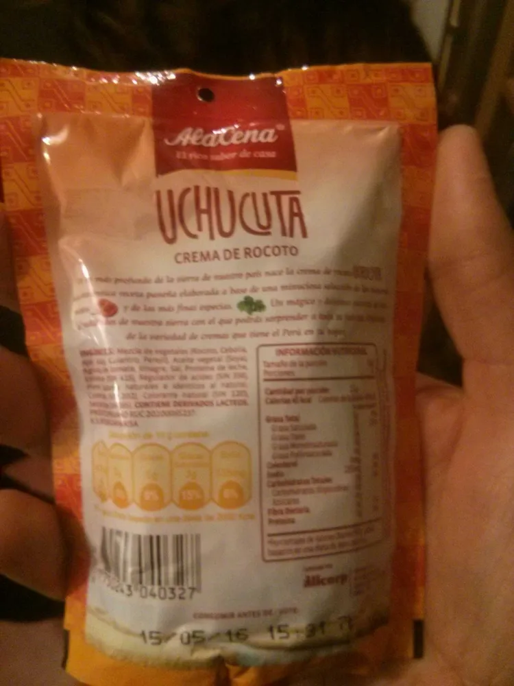 Alacena Uchucuta Crema Rocoto X
