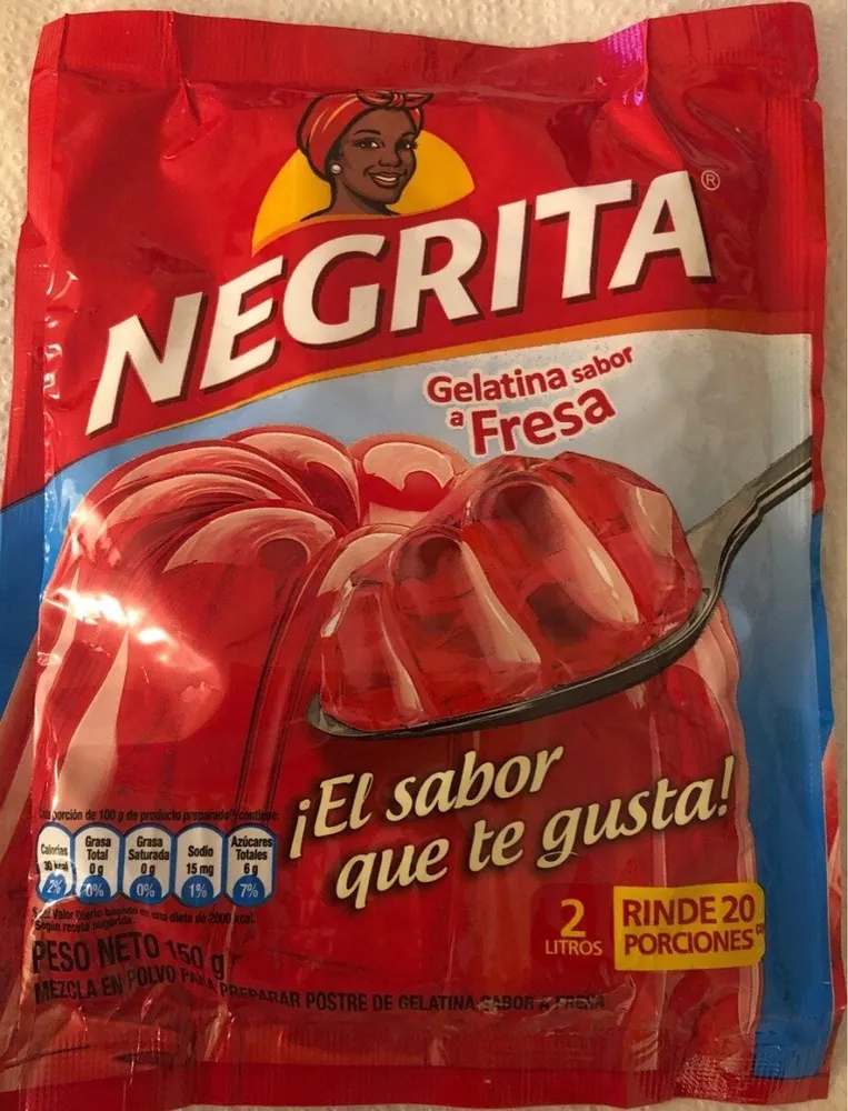 Gelatine a la fraise
