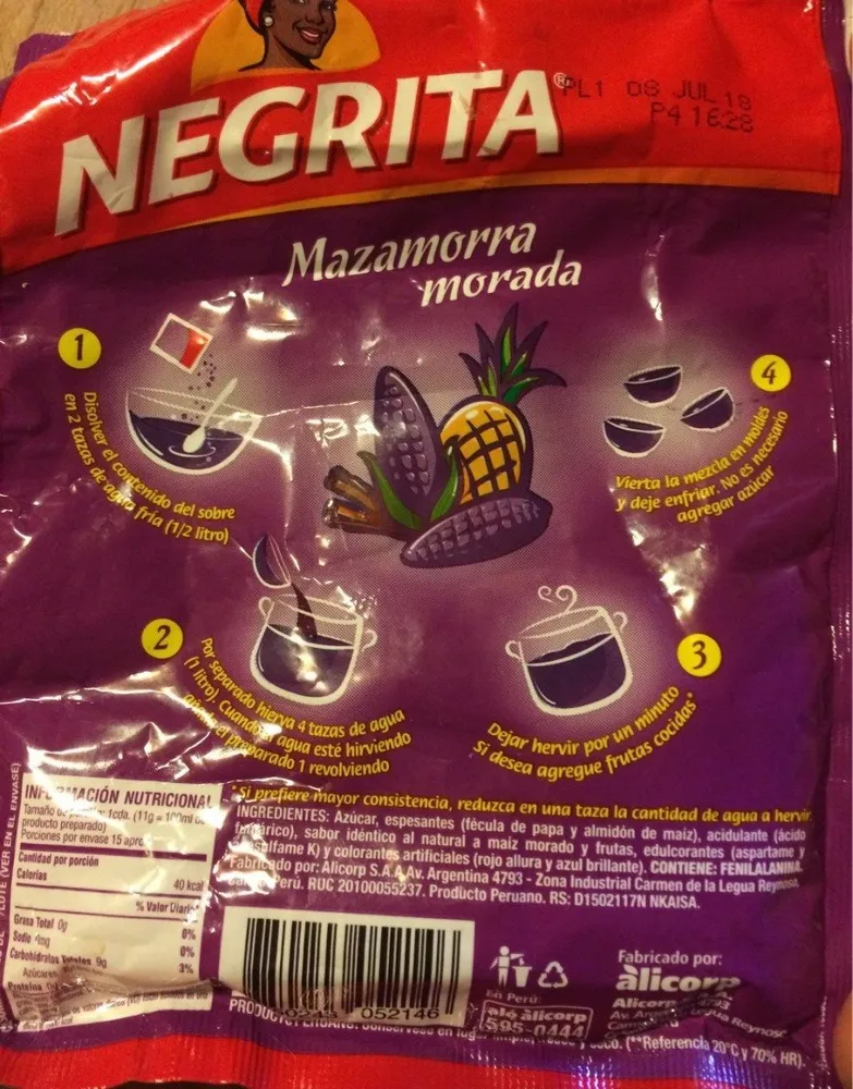 Mazamorra morada
