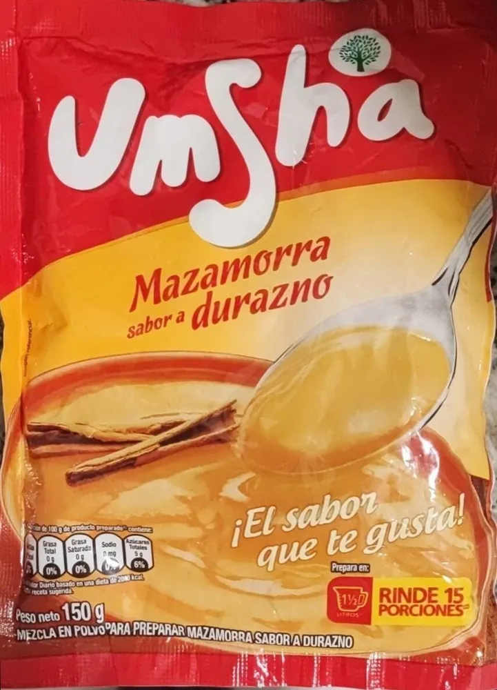 Mazamorra de durazno