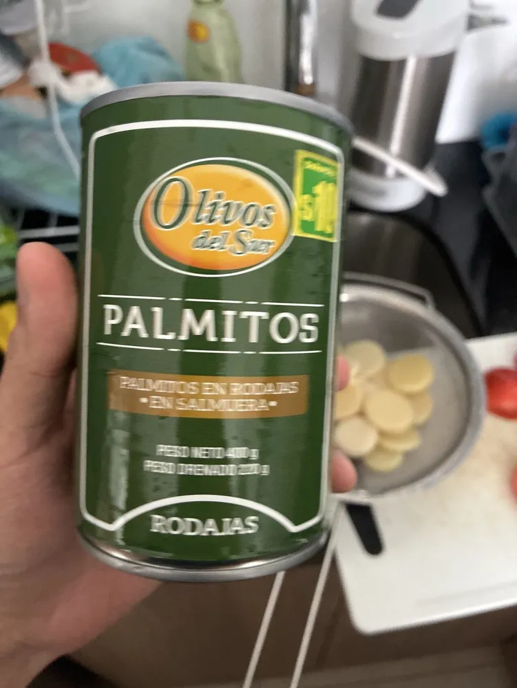 Palmitos En Rodajas De Salmuera