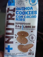 Quinoa Cookies con Cacao Nibs