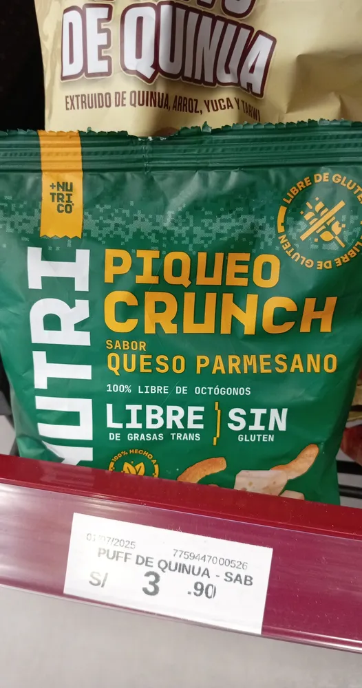 piquero crunch queso parmesano 15g