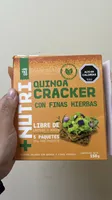 QUINOA CRACKER CON FINAS HIERBAS